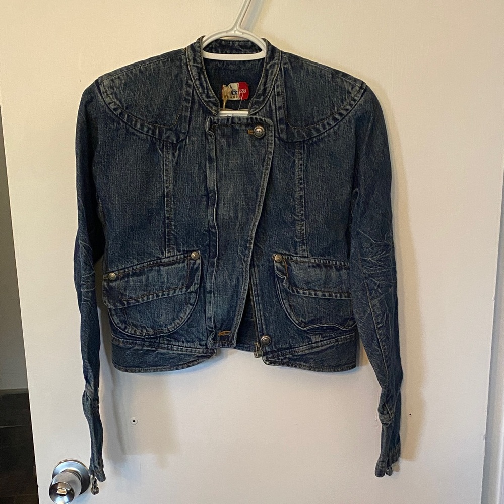 Max Jeans Dark Blue Jean Jacket